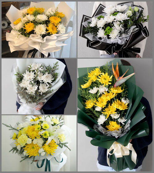 湖北咸宁市赤壁市陆水湖街道白事花束代送